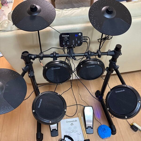 電子ドラムセット GrooveLab Hit Sync