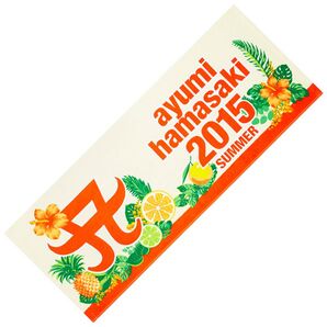 レア 浜崎あゆみ a-nation2015 スポーツタオル (ORANGE)【新品未開封】 50