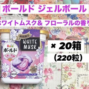 ボールド ジェルボール ホワイトムスク&フローラルの香り 220粒
