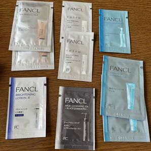 FANCL 各種クレンジング化粧水乳液パック サンプル合計9包 医薬部外品 ブライトニング ファンケル