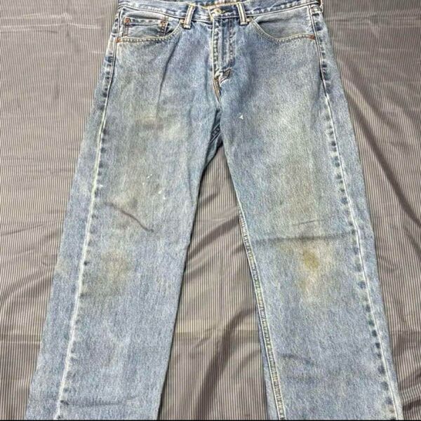 【JJ19】Levi's505デニムW32L34 レソト製 リーバイス ジーンズ