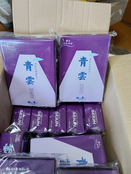 日本香堂 青雲 バイオレット まとめ売り275g×10箱
