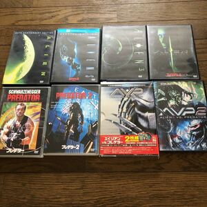 8 work set Alien Predator DVD