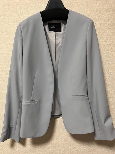 美品 UNITED ARROWS green label relaxing スーツ 上下 セット 薄い青 ライトブルー