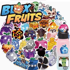 Blox Fruits ミステリー フルーツ ブロックス フルーツ ロブロックス ステッカー 50枚 シール 防水ステッカー
