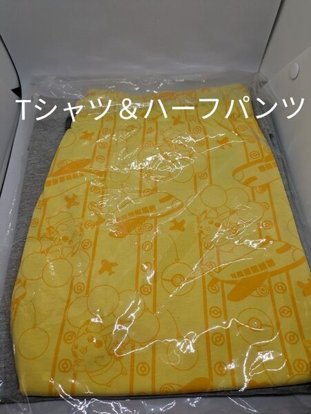 そらとぶピカチュウプロジェクト ルームウェア パジャマ ポケモン ポケットモンスター Pikachu Pokemon Tシャツ