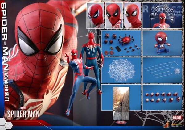 ビデオゲーム・マスターピース『Marvel’s Spider-Man』スパイダーマン アドバンスドスーツ版 開封未使用品