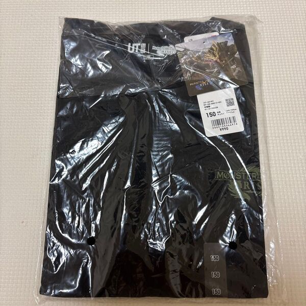 【新品】UNIQLO モンスターハンターライズ Tシャツ 150 黒