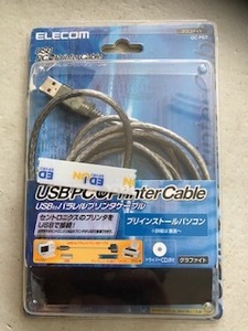 ＥＬＥＣＯＭ　ＰＣ　ＰＲＩＮＴＥＲＣＡＢＬＥ　パラレルプリンターケーブル　ほぼ新品　1回使用　即決　送料込み　エレコム