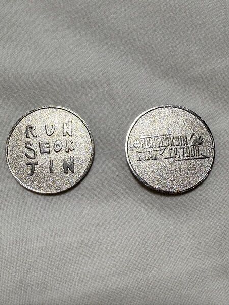 RUNSEOKJIN in JAPAN カプセルトイ メダル コイン JIN BTS ジン ランソクジン
