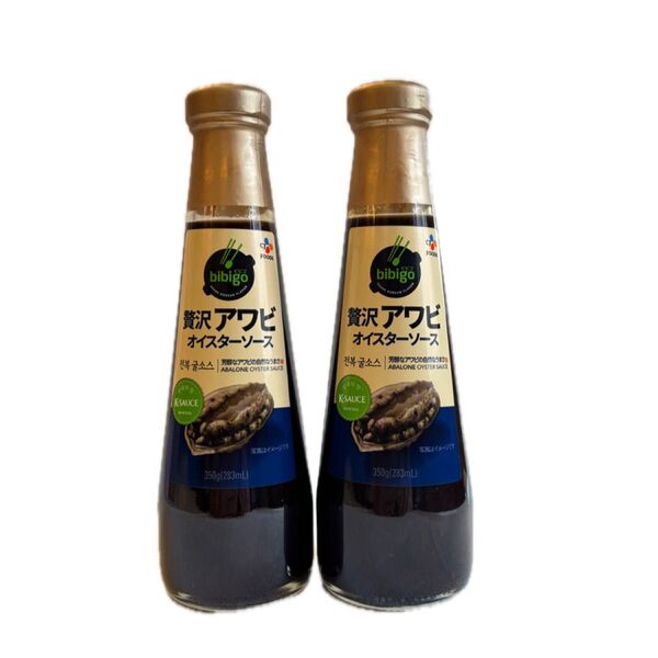 bibigo 贅沢アワビ オイスターソース 350g 2本