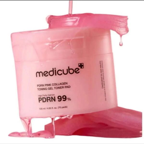 medicube メディキューブPDRN ピンクコラーゲントーニングゲル トナーパッド 70枚入
