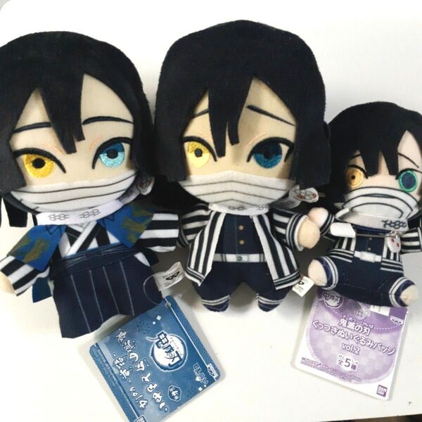 鬼滅の刃 伊黒小芭内 ぬいぐるみ おまとめ ともぬい くっつきぬいぐるみバッジ