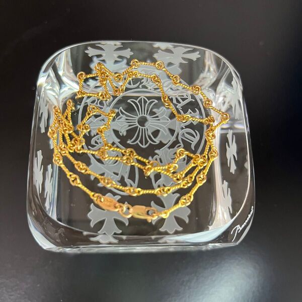 クロムハーツ 22k ツイストチェーン 20インチ CHROME HEARTS 約50センチ