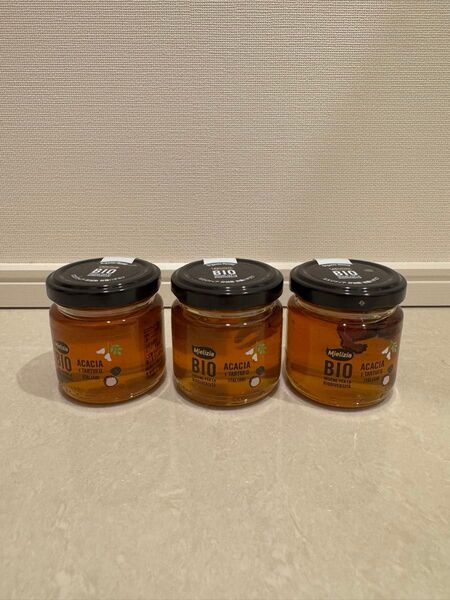 Mielizia BIO ACACIA & TARTUFO 3個セット ミエリツィア 非加熱 有機ハチミツ 新品 未開封