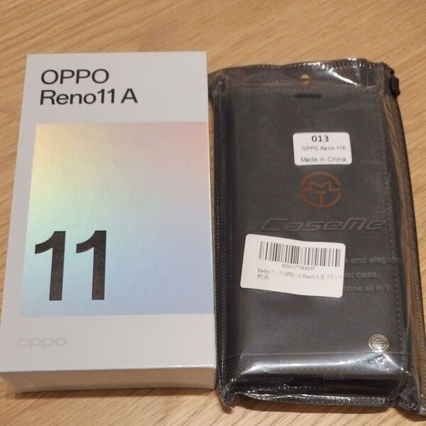 OPPO Reno11 A 8GB/128GB ×1 未開封品 手帳型ケース付 ワイモバイル版