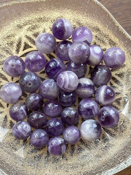 天然石 ケープアメジスト 約10mm 約12mm ハンドメイド アクセサリー