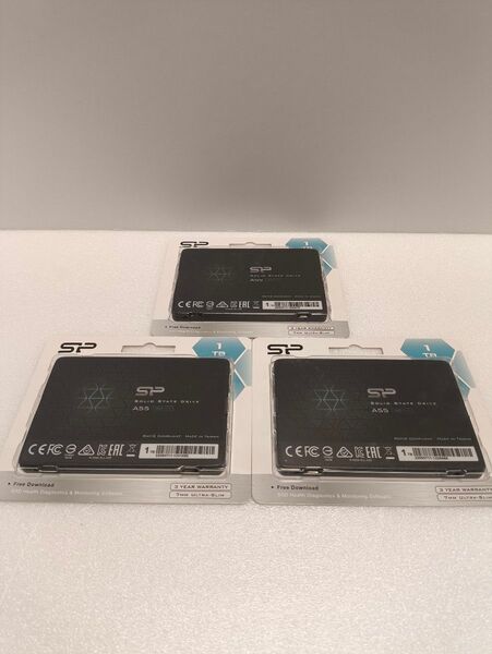 シリコンパワー 2.5インチ 1TB SATA SSD A55 3個セット