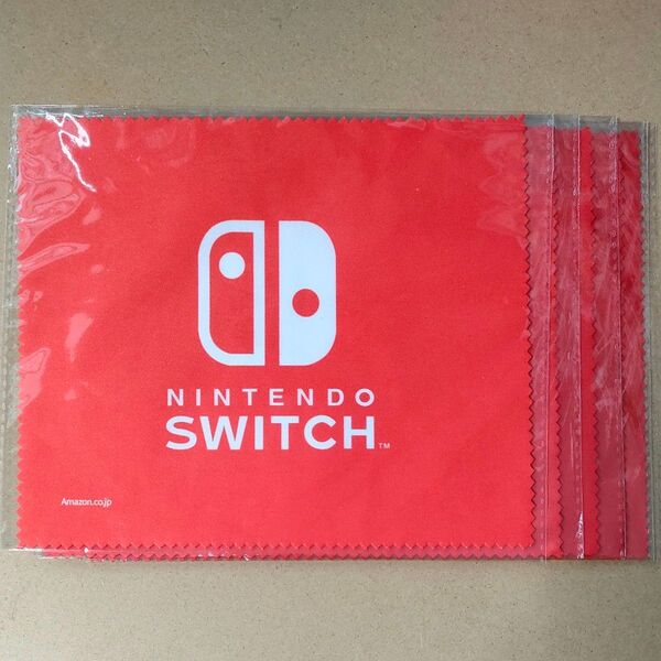 任天堂 Nintendo Switch ロゴ マイクロファイバー クロス amazon限定特典 5枚セット