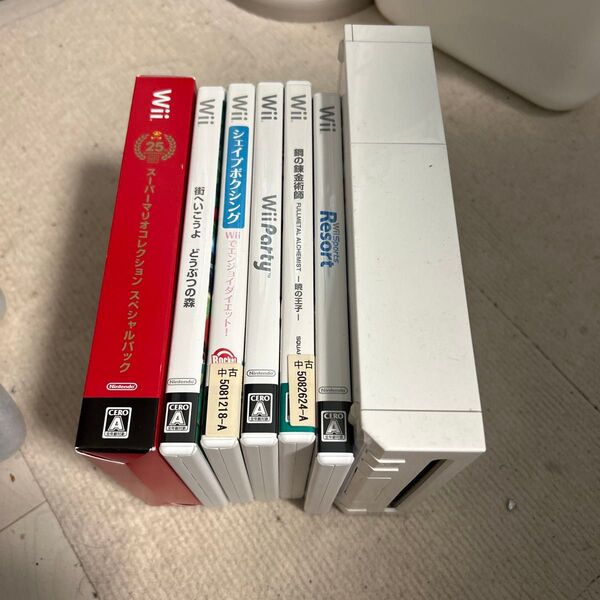 Wii 本体一式 モーションセンサー付き ソフトあり 動作未確認