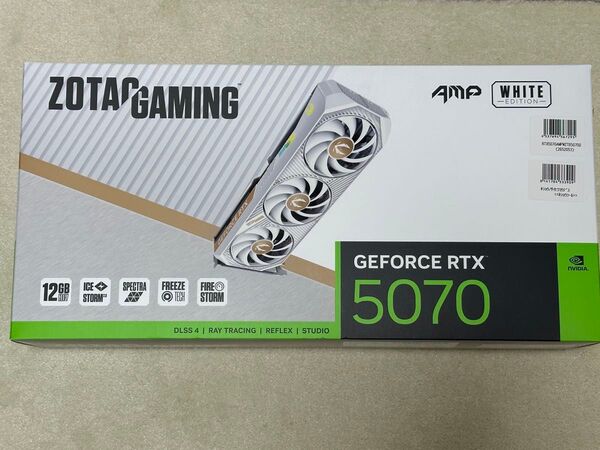 新品未開封 RTX5070 納品書付