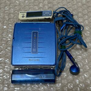 MDプレイヤー aiwa AM-CL33 リモコン&乾電池用ユニットつき