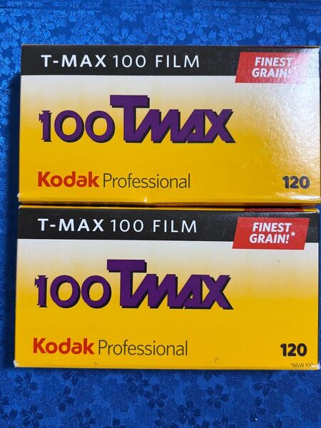 期限切れフィルム Kodak 100TMAX 120 10本(5本入り2箱)