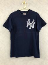 ニューヨーク・ヤンキース ＃15 サーマン・マンソン Tシャツ サイズS 34-36 New York Yankees Thurman Lee Munson Hanes ビンテージ 70S_画像1