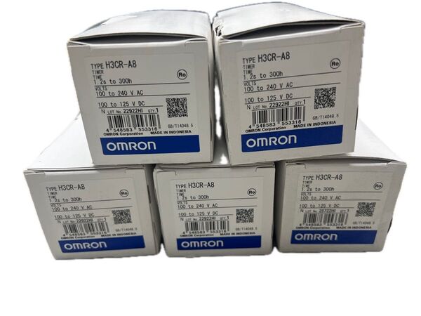 OMRON H3CR-A8 AC100-240V 50/60HZ (5個セット)