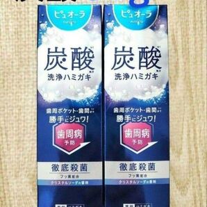 ピュオーラ 炭酸洗浄ハミガキ 95g2個セット Kao 歯周病 徹底殺菌