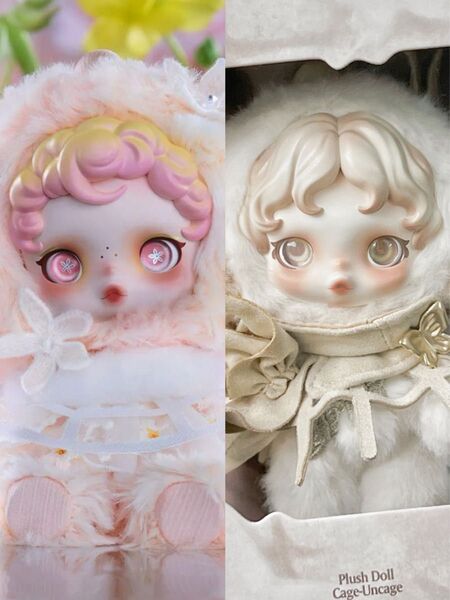 SKULLPANDA 上海POP UP 限定ぬいぐるみとPOPMART SKULLPANDA ぬいぐるみペンダント シークレット