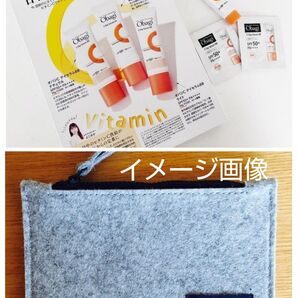 オバジC デイセラムUV&デイセラムBB お試しサイズ、マイリトルボックス オリジナル フェルトポーチ