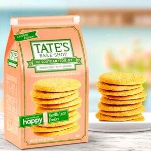 アメリカ N.Y 輸入 TATE'S クッキー 期間限定 バニララテクッキー アメリカ 日本未発売 海外 お菓子