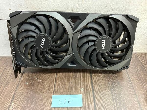 MSI RTX3060Ti 8GB VENTUS 2X OC V1 LHR GeForce グラフィックボード NVIDIA
