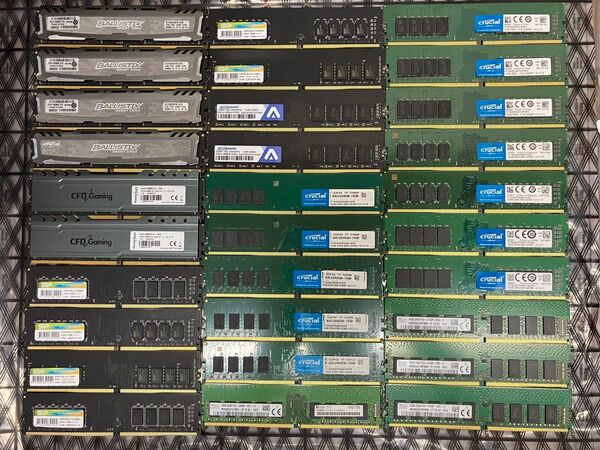 050:PC4-2666V DDR4-2400 PC4 2133P DDR4 2666 16GB×30枚 デスクトップ用メモリ