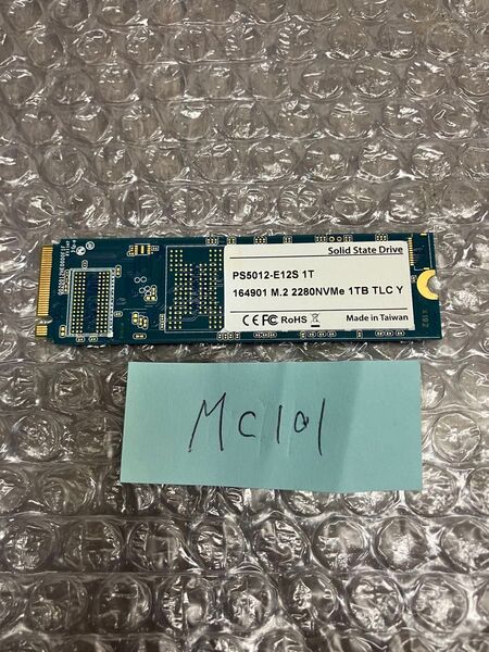 101:PHISON PS5012-E12S-1T NVMe 内蔵型SSD 1TB フォーマット済み