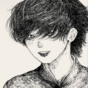 手描きイラスト ペン画