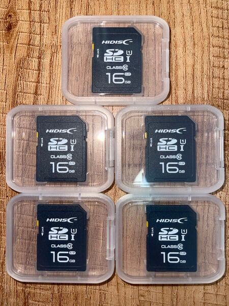 SDカード 16GB【5個セット】