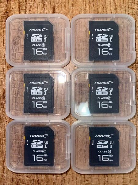 SDカード 16GB【6個セット】