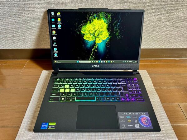MSI ゲーミングノートPC Corei7 gen13th CYBORG 15 A13U