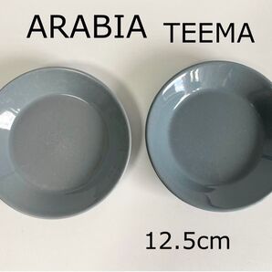 北欧ヴィンテージ ARABIAアラビア teema ティーマ プレート 皿 12.5cm 2枚セット