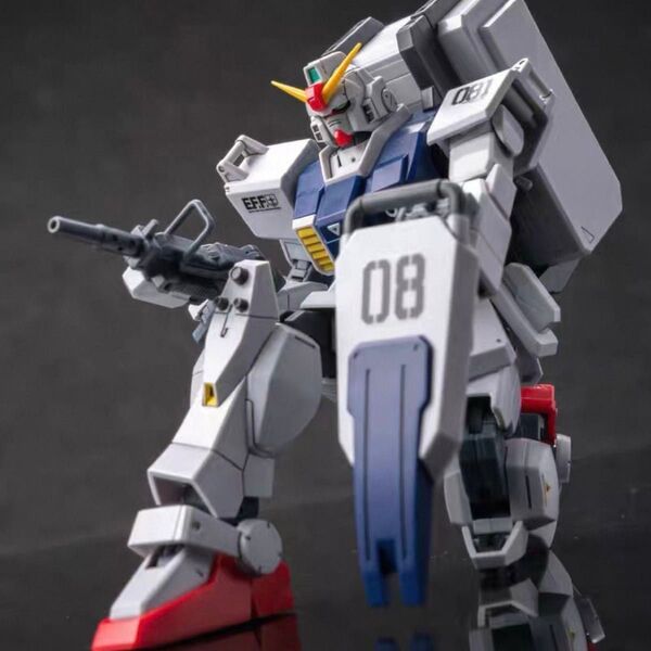 【海外製】1/144 HG 陸戦型ガンダム 第08MS小隊 水転写デカール付き 組立式プラモデル