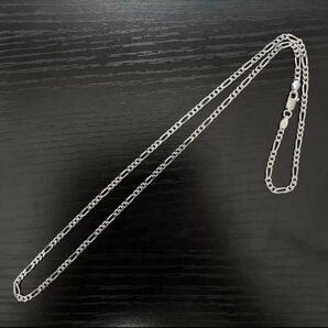 シルバー925 ネックレス フィガロチェーン50cm
