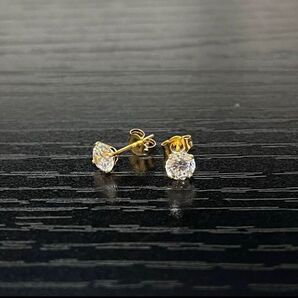 AVALANCHE アバランチ 14Kイエローゴールド スタッズピアス 4mm