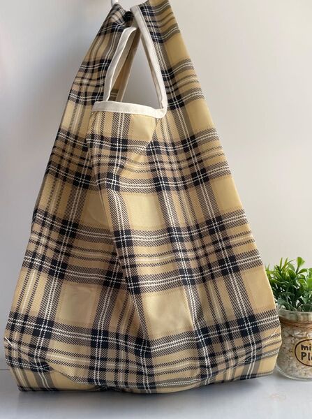 エコバッグ ハンドメイド コンパクト 折りたたみ ナイロン