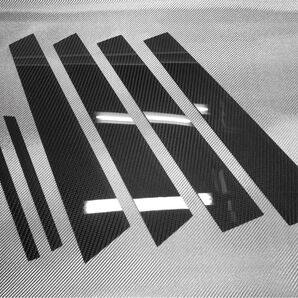 レクサスIS 30系【リアルカーボン/綾織りブラック】ピラーガーニッシュ