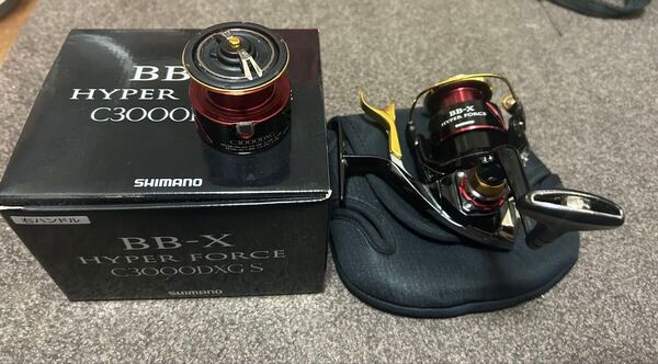 シマノ BBX ハイパーフォース C3000DXG S 替えスプールつき