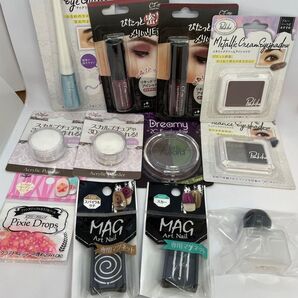 アイメイク6点、ネイルアート用品 5点 11点セット