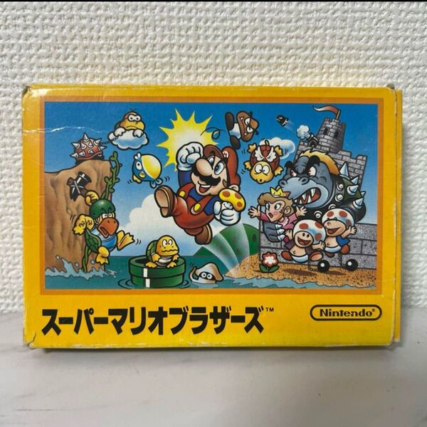 スーパー マリオ ブラザーズ ファミリーコンピュータ ファミコン 任天堂 初期 FC 箱説付 ファミコンソフト ニンテンドー