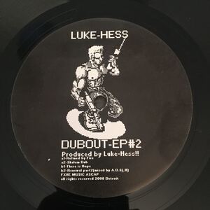 Luke-Hess Dubout EP#2 /OMAR-S /12 レコード